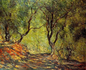 Claude Monet Painting - El Bosque de Olivos en el Jardín Moreno Claude Monet